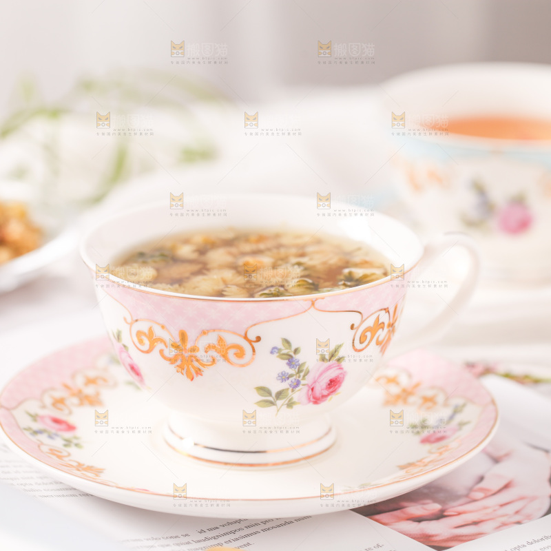 一杯胎菊花茶