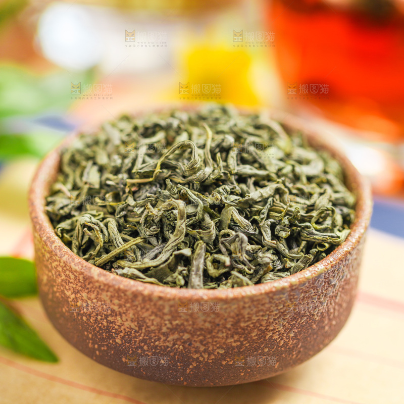 信纸上的一碗绿茶