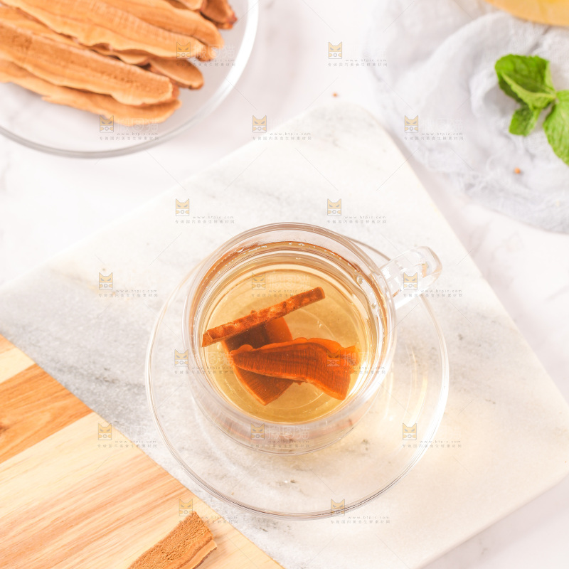 灵芝片泡水