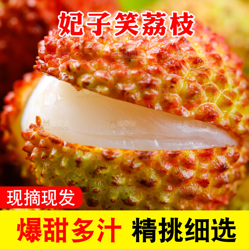 海南妃子笑特写