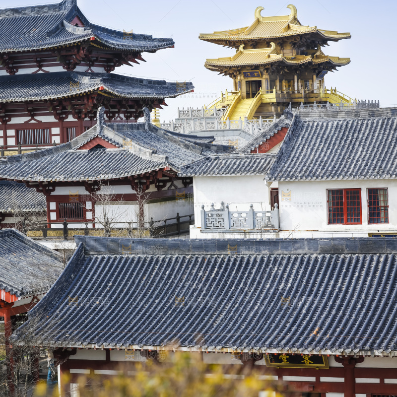 寺庙的建筑