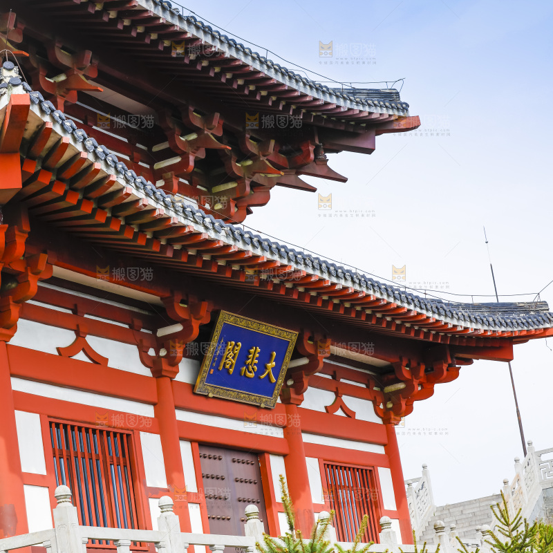 寺庙的建筑