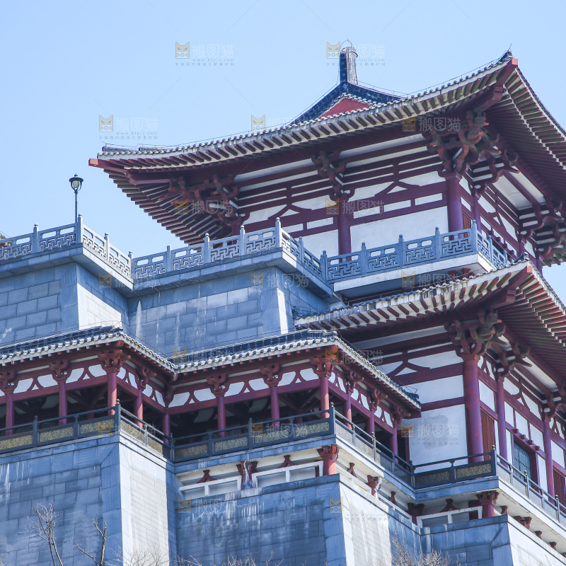 寺庙的建筑