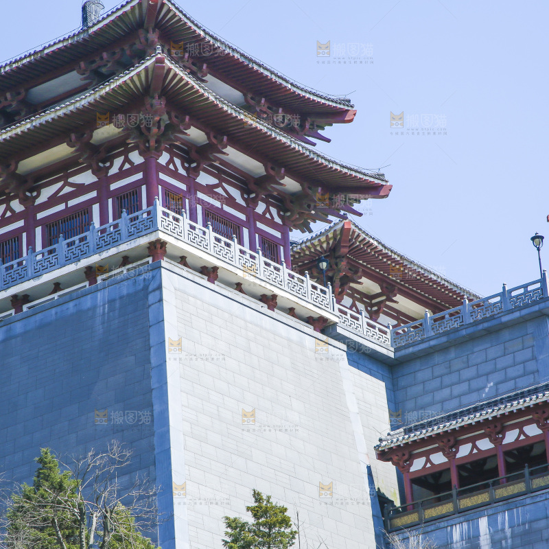 寺庙的建筑