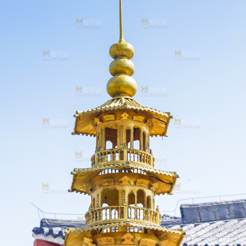 寺庙的建筑