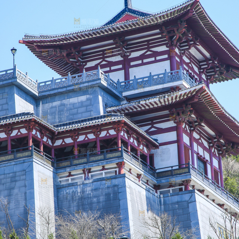 寺庙的建筑