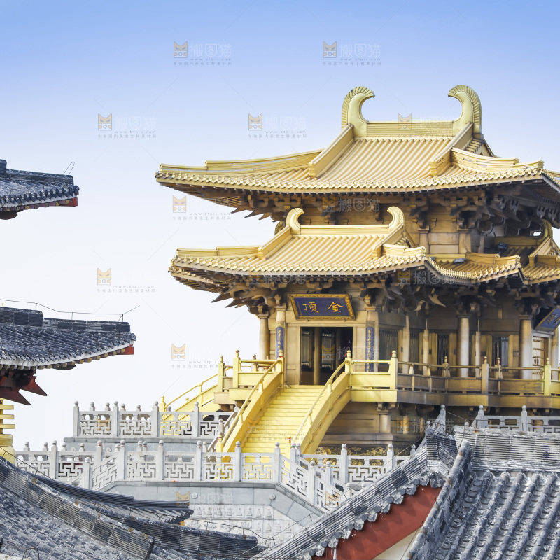 寺庙的建筑