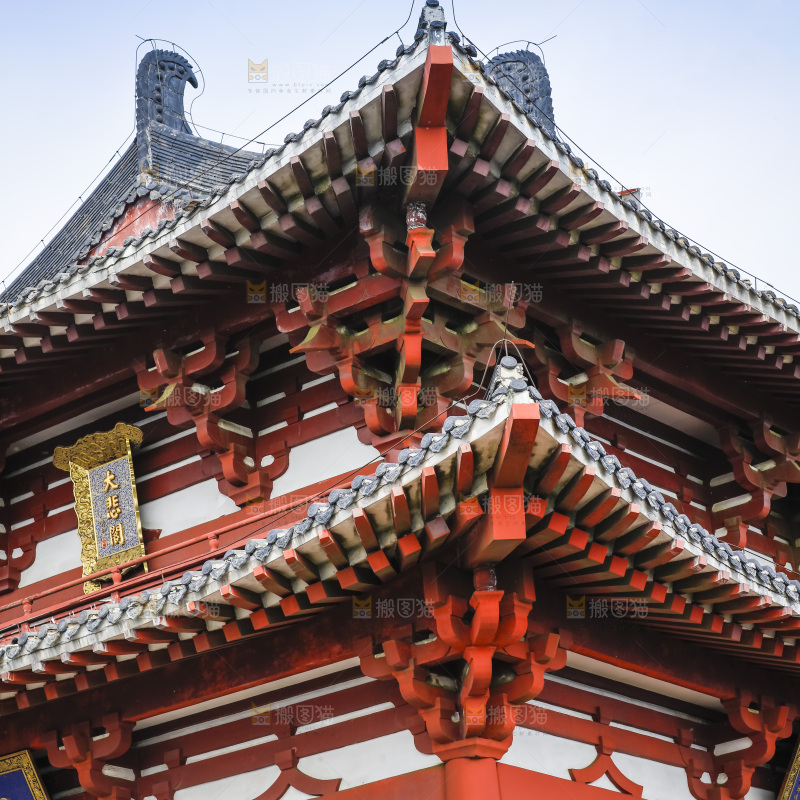 寺庙的建筑