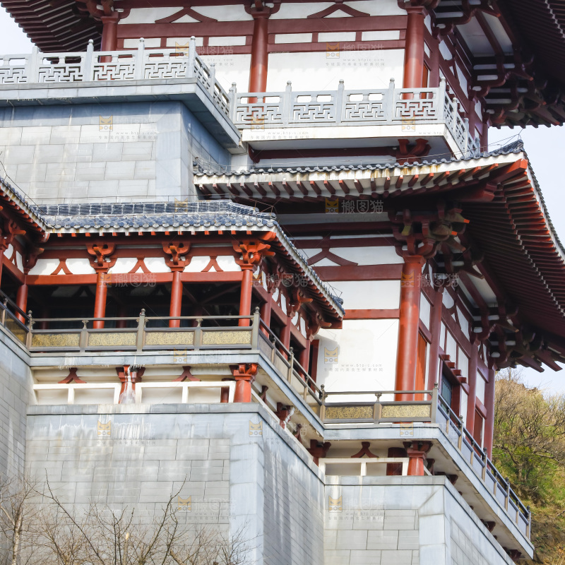 寺庙的建筑