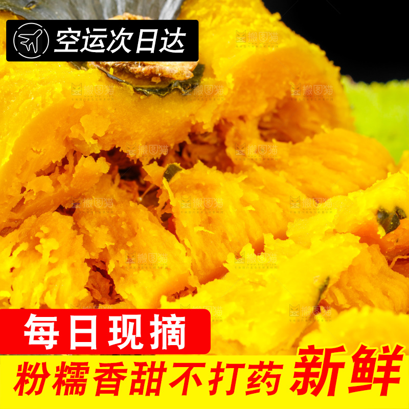 盘子里装着绿贝贝南瓜