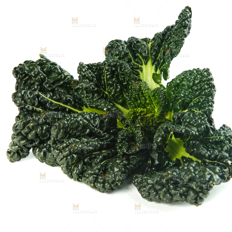 泡泡青摆放在白底上