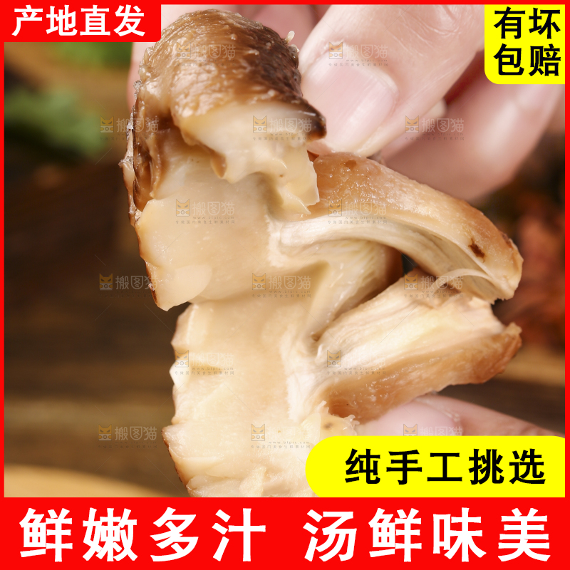 手里拿着泡发过的香菇