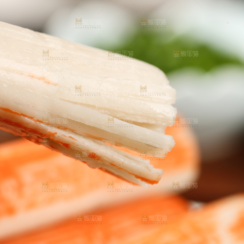 手撕开的蟹柳