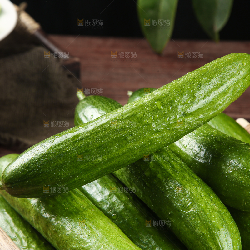 篮子里的荷兰小黄瓜