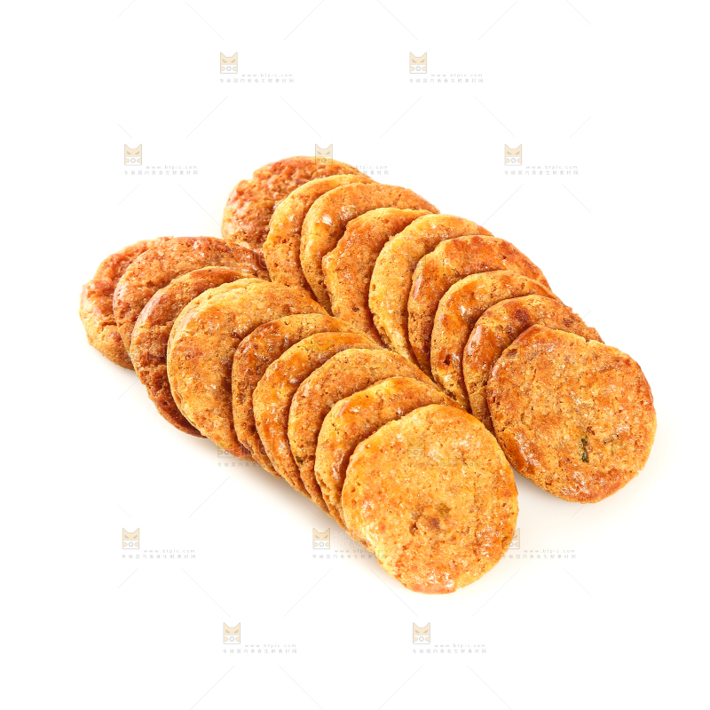 一堆广东特产鸡仔饼