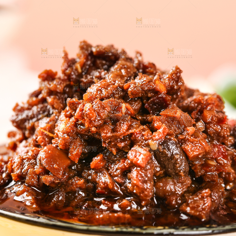 一盘牛肉酱