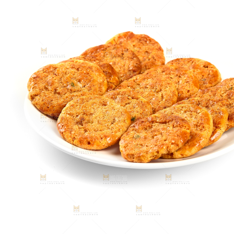 一盘广式鸡仔饼