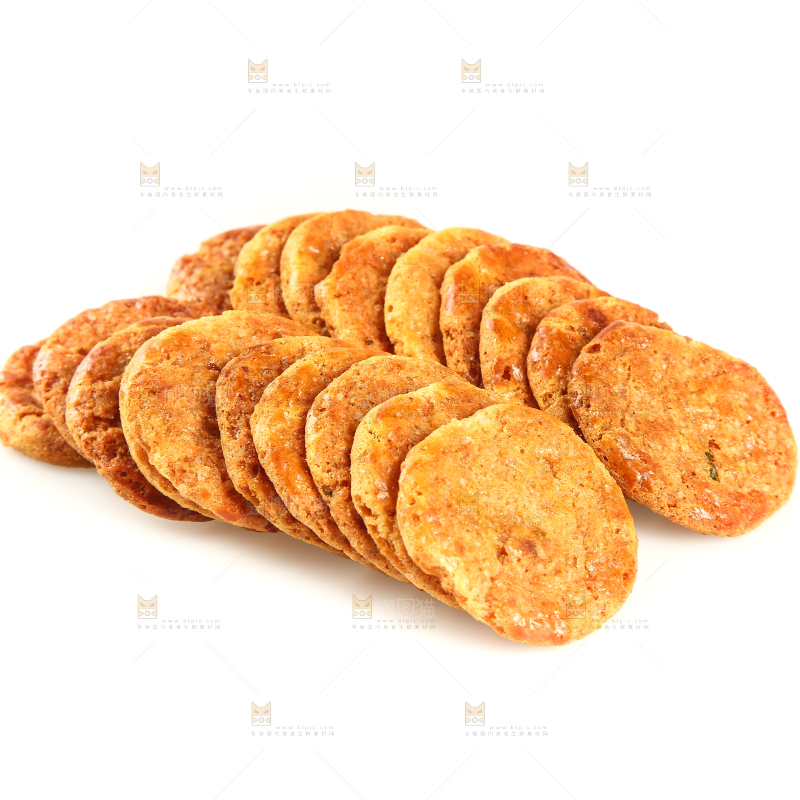 一堆广东特产鸡仔饼