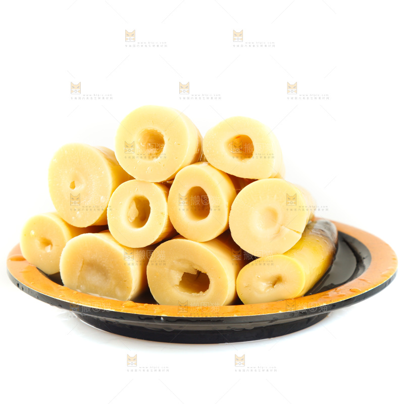 一盘老汤味手剥笋