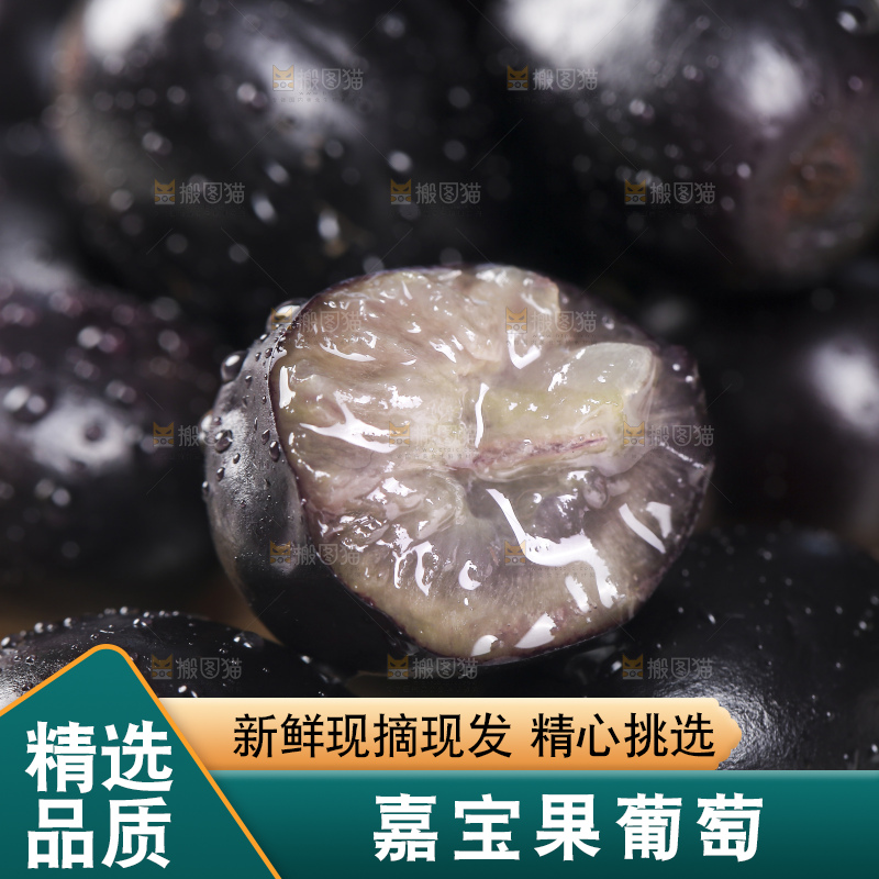 新鲜的嘉宝果树葡萄