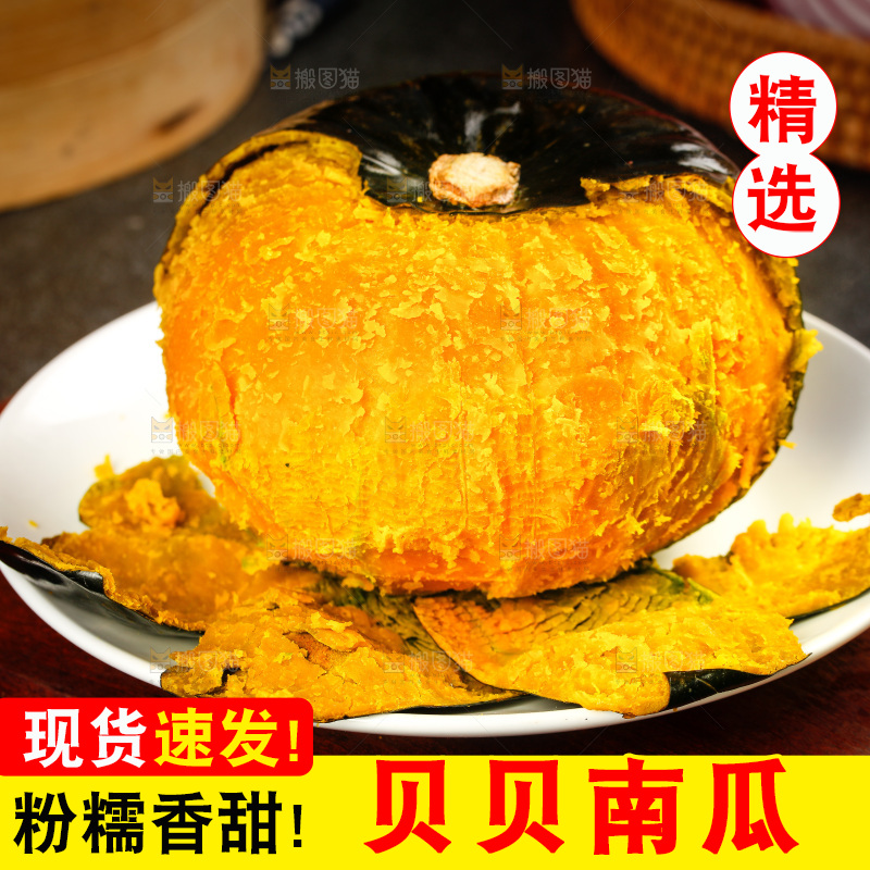 盘子里的贝贝小南瓜