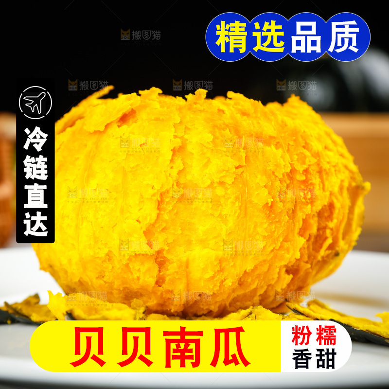 盘子里的贝贝小南瓜