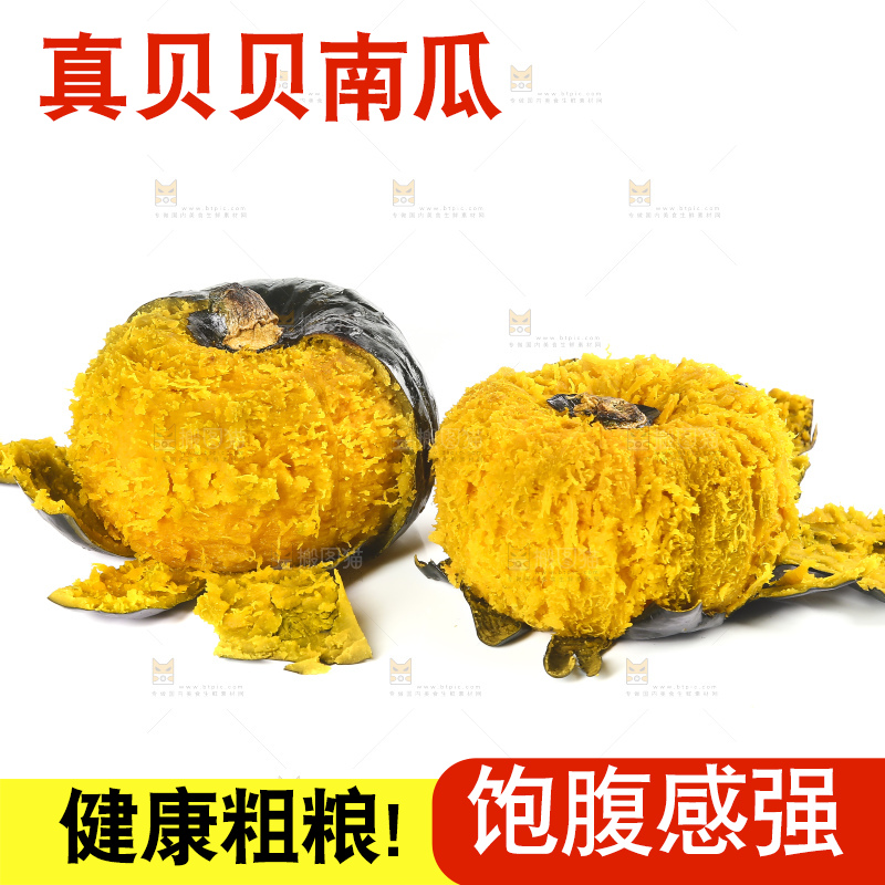 白底上的贝贝小南瓜