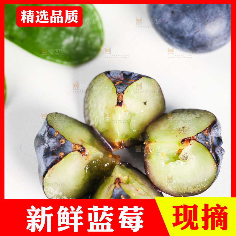 白底上的怡颗莓