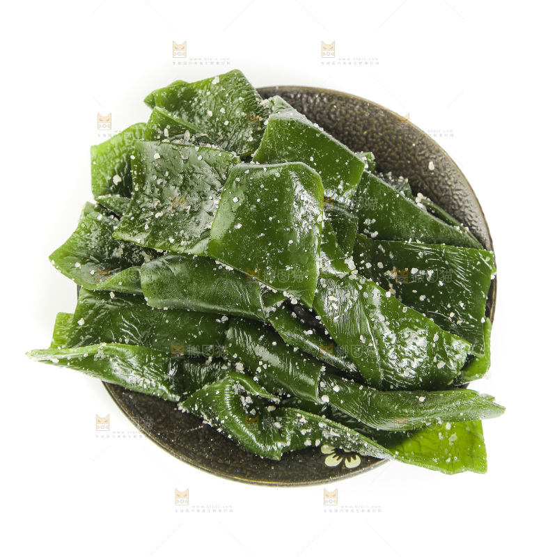 一盘盐渍海带扣