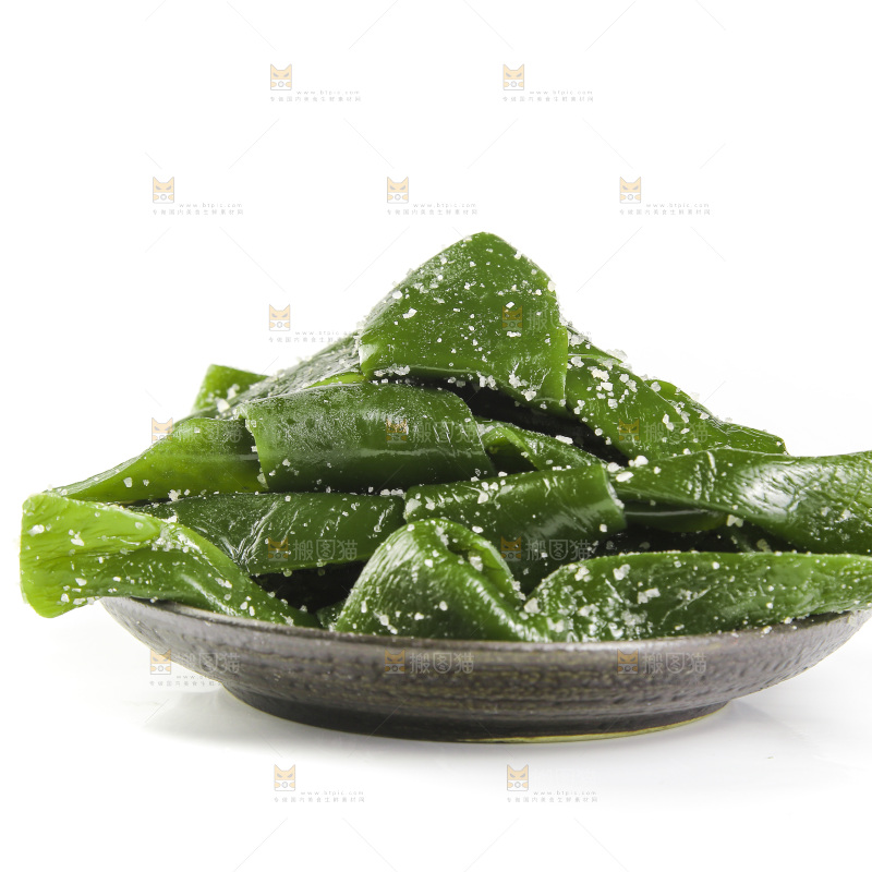 一盘盐渍海带扣