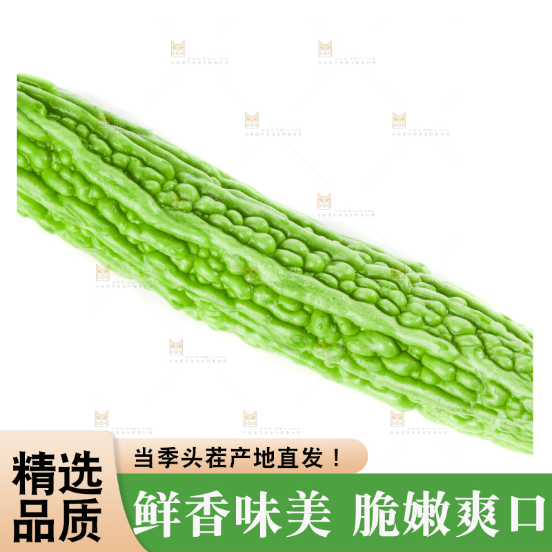 白底上放着凉瓜