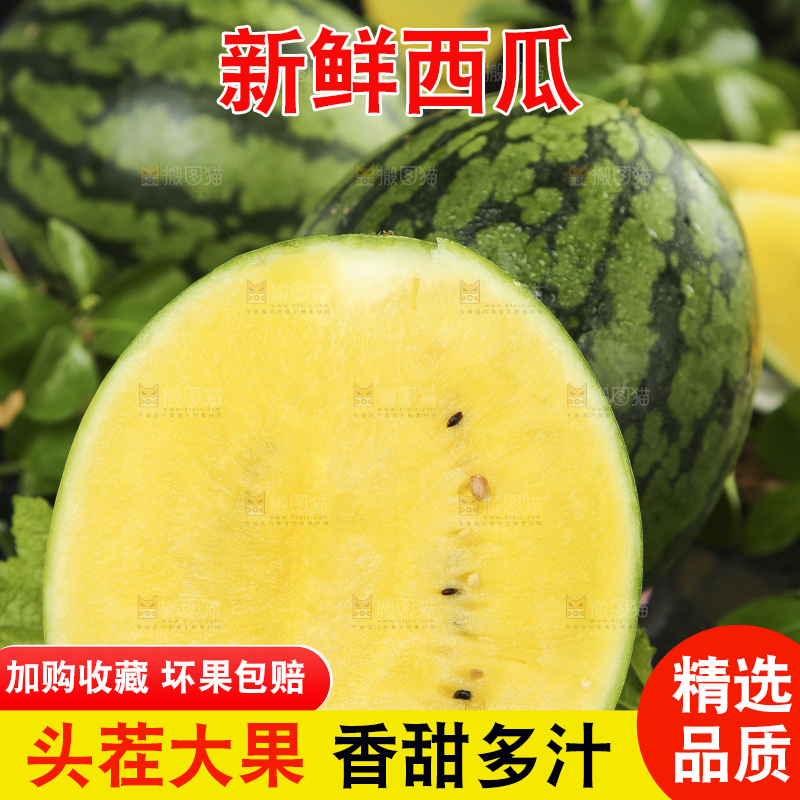 深底上放着海南新鲜特小凤西瓜
