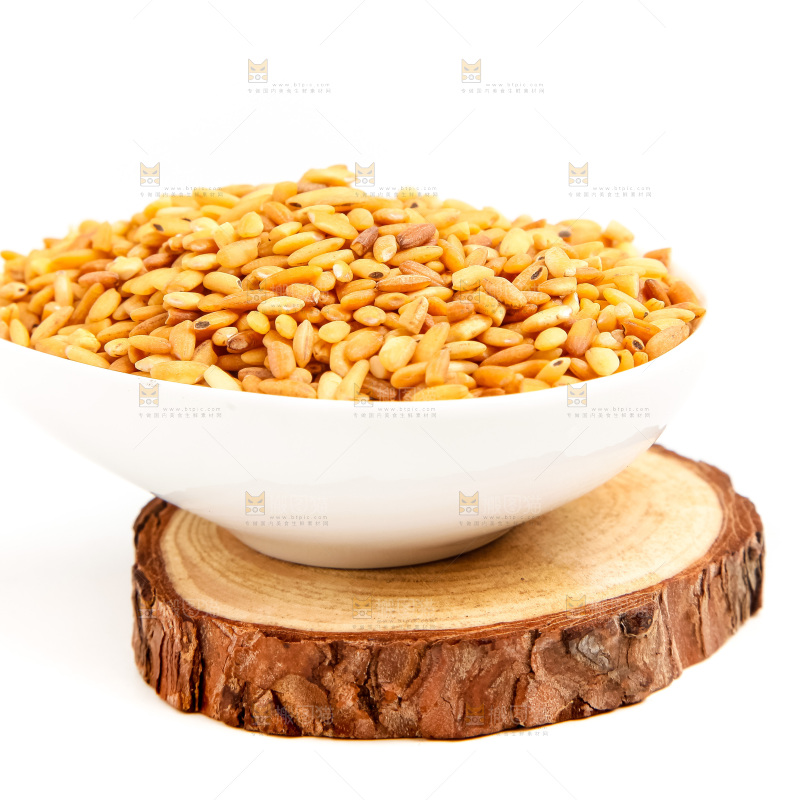 白底上的炒米