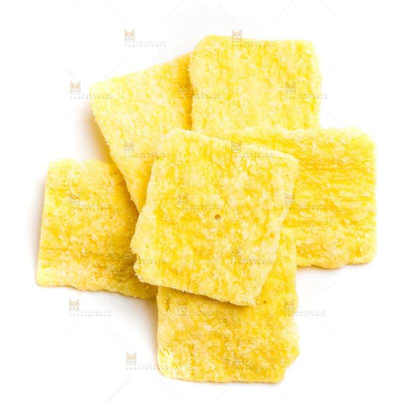 白底上的锅巴
