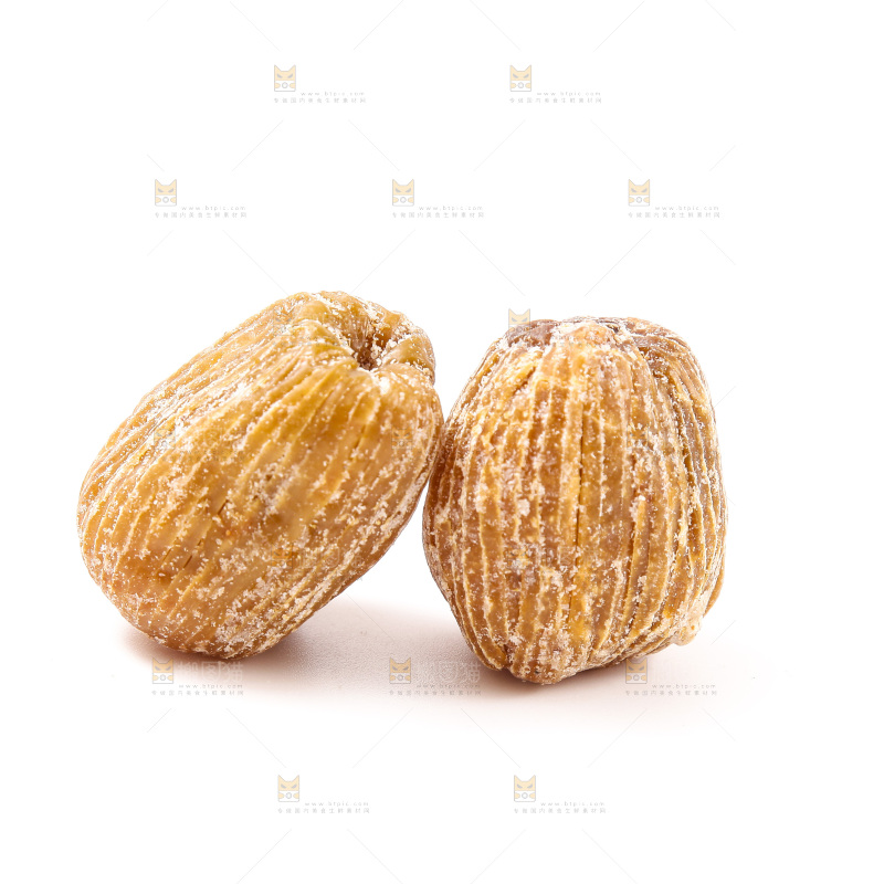 白底上的金丝蜜枣