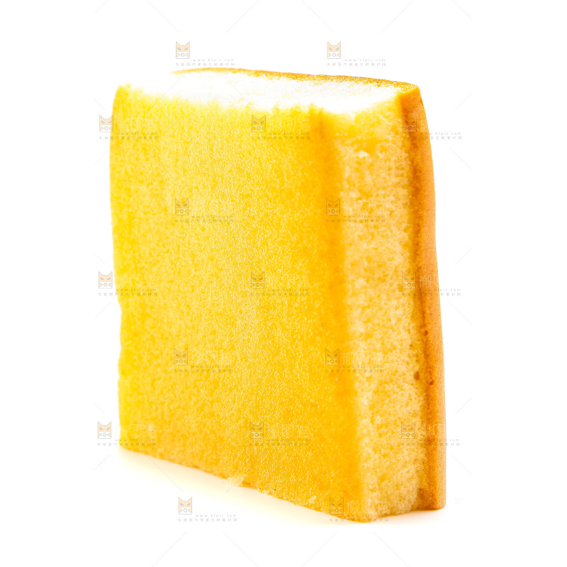 白底上放着小蛋糕