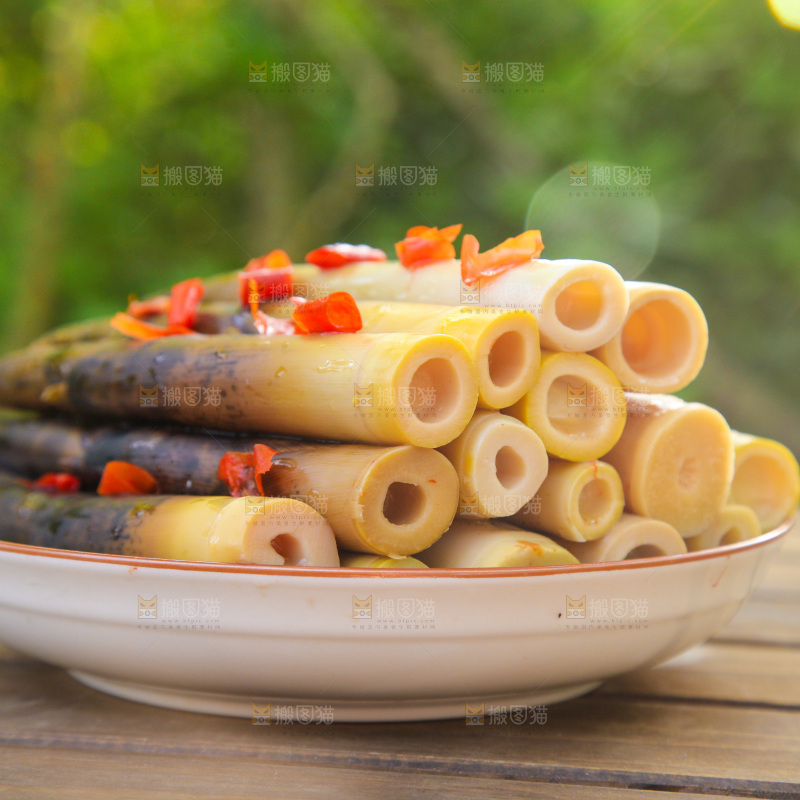 一盘香辣手剥笋