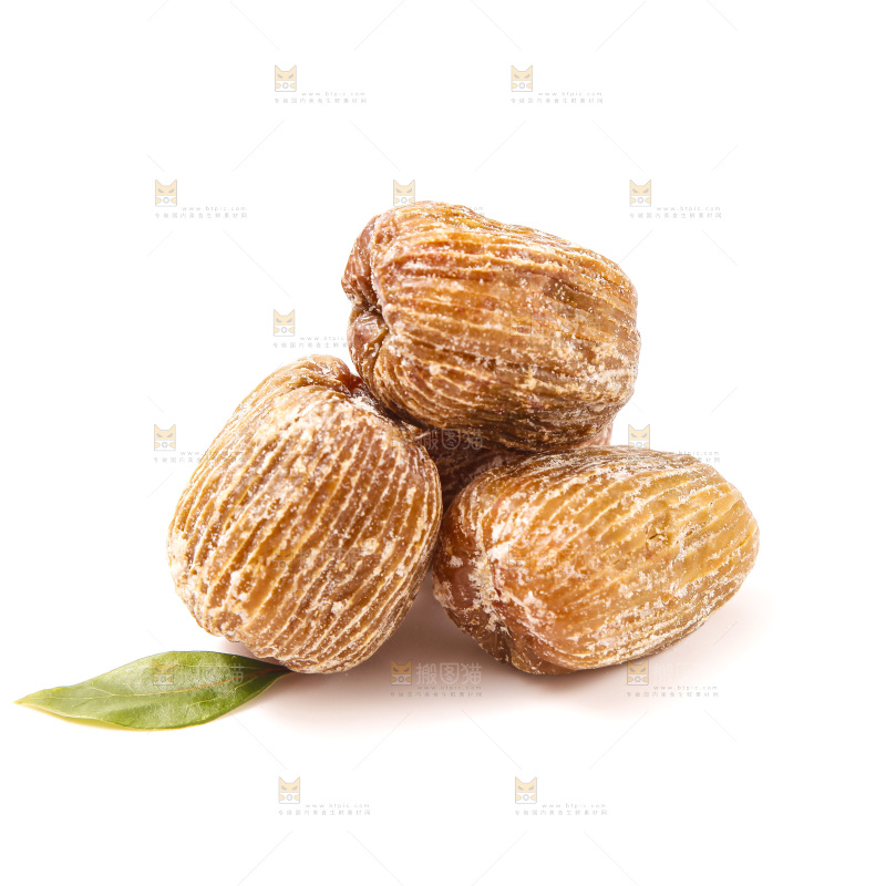 白底上的金丝蜜枣
