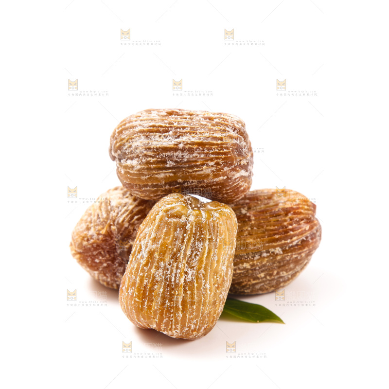 白底上的金丝蜜枣