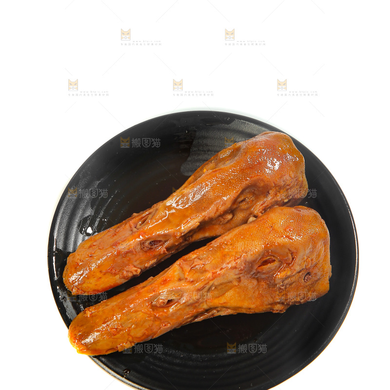 一盘麻辣鸭头