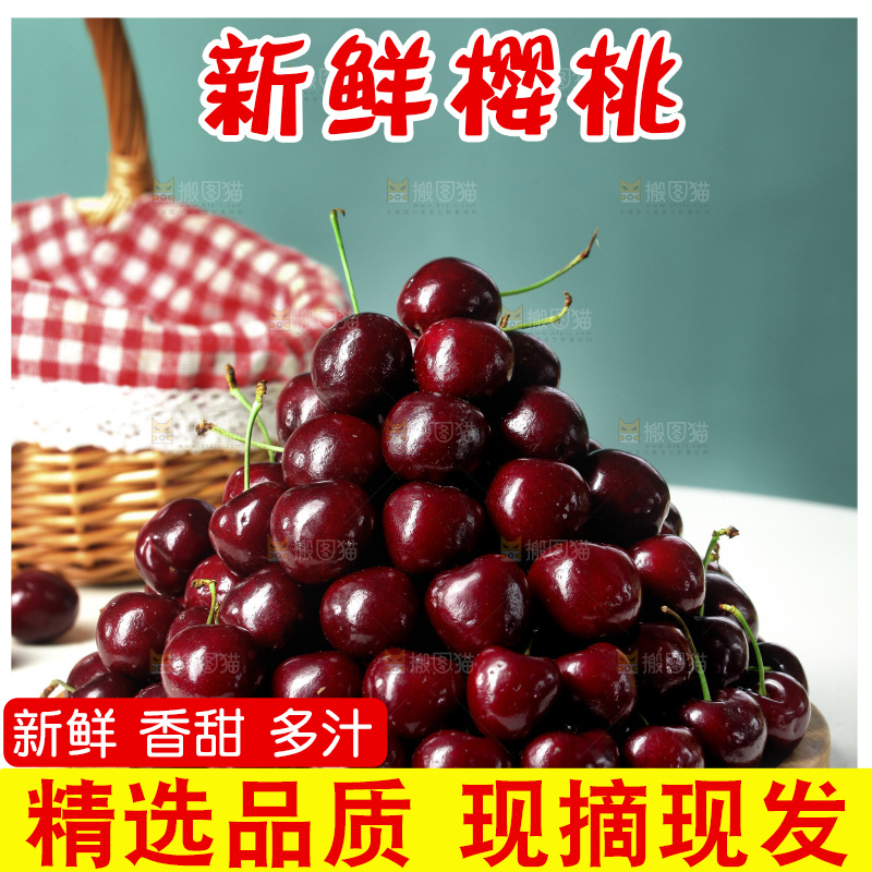 一堆山东大樱桃