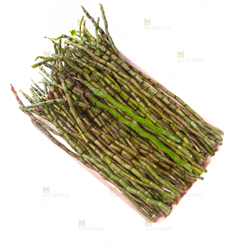 白底上一盘霍山石斛鲜条