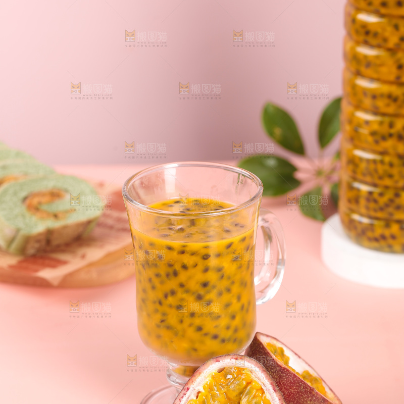 一杯百香果果酱