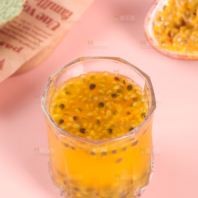 一杯百香果汁