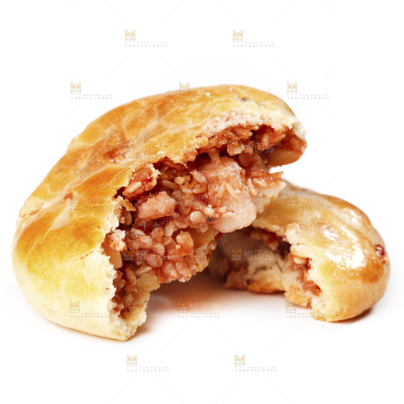 白底上放着鸡仔饼