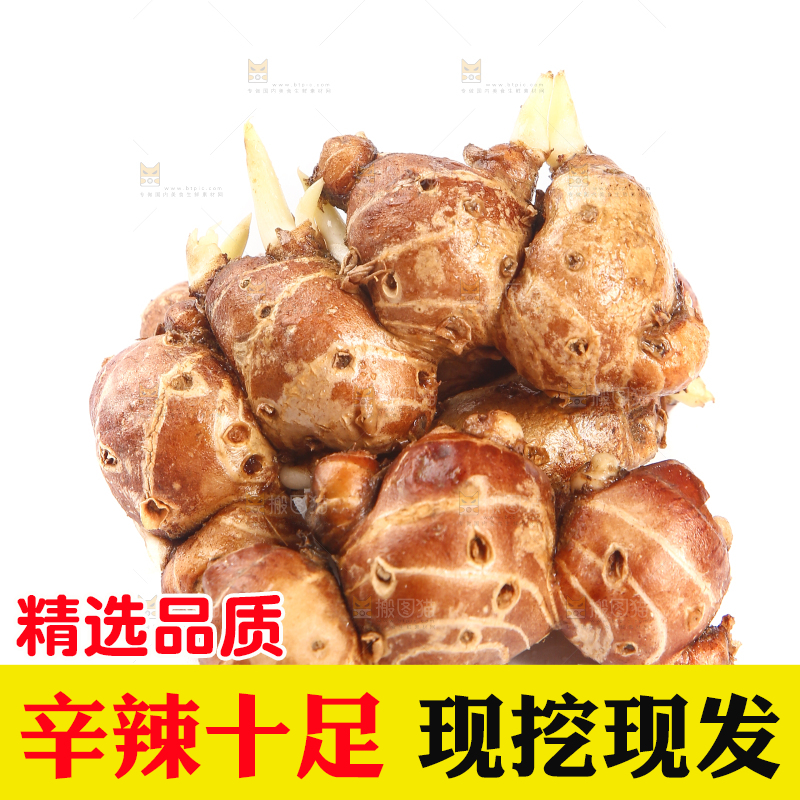 白底上放着沙姜