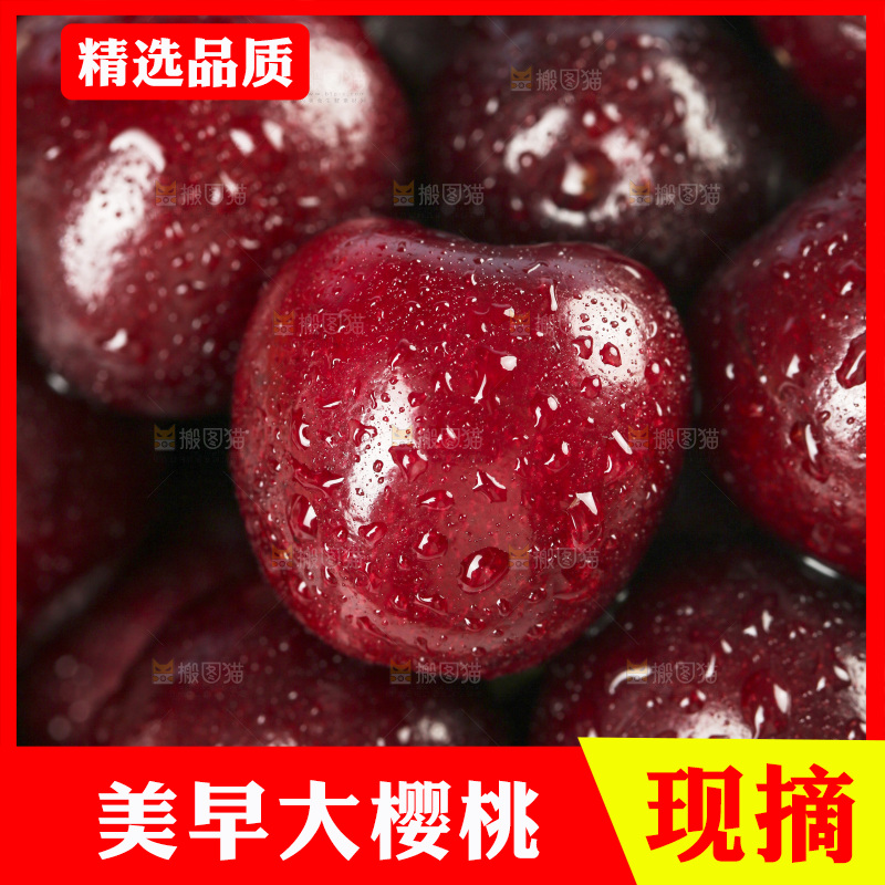 美早大樱桃纹理