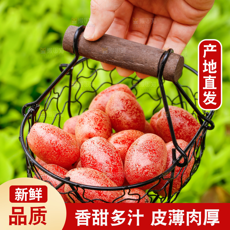 手提着一篮羊奶果