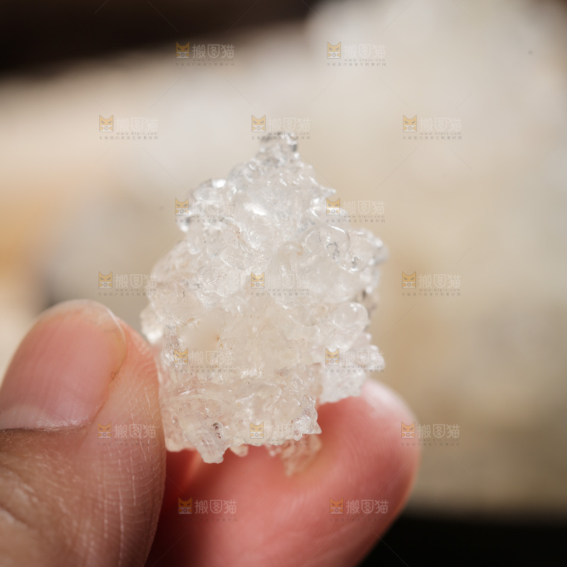手里拿着拉丝雪燕