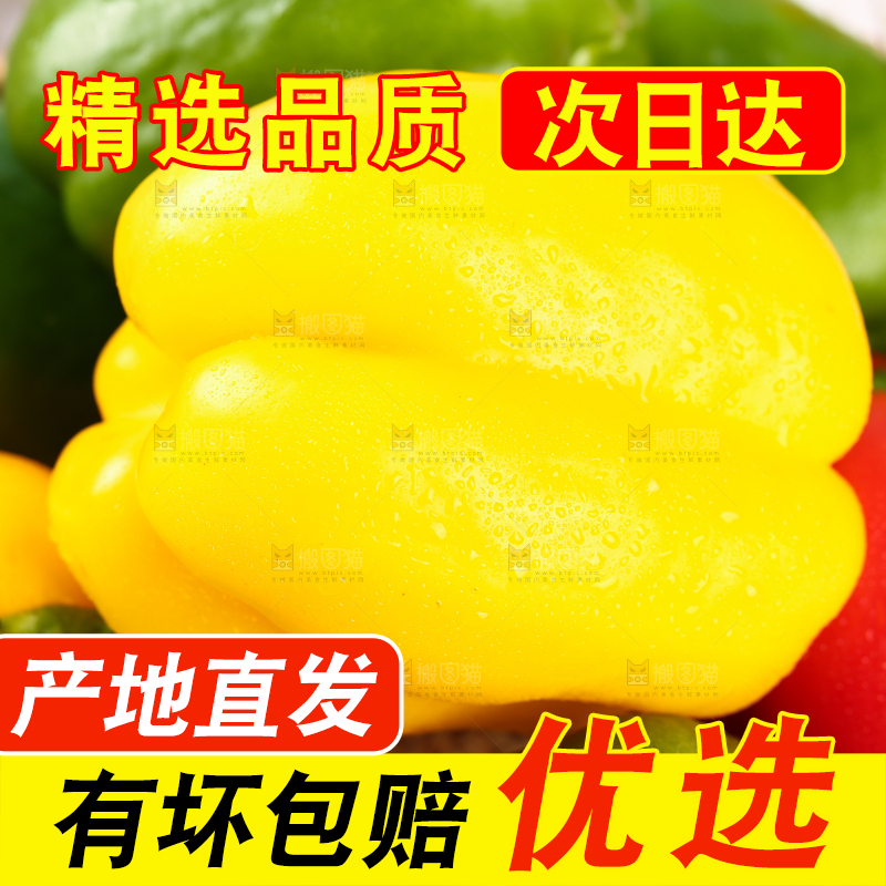 一篮五彩椒
